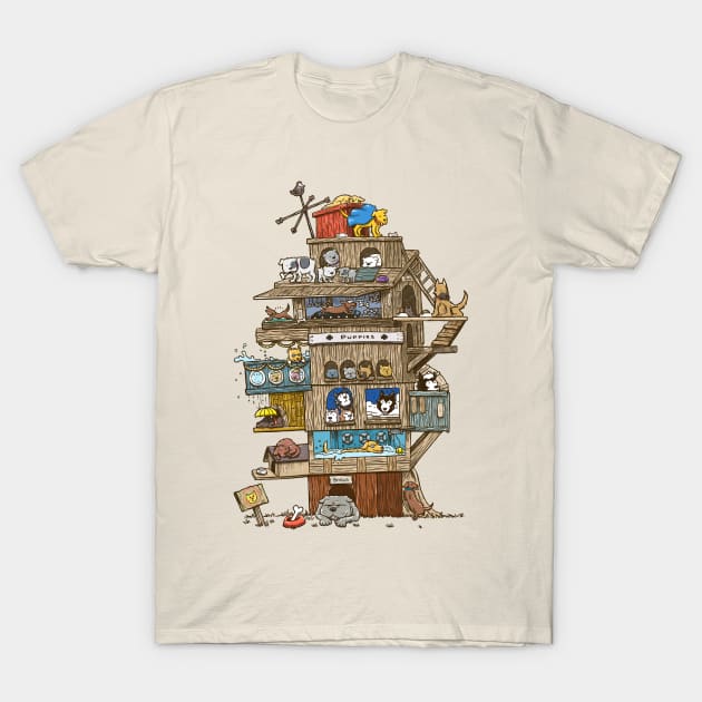 The Dog House T-Shirt by nickv47